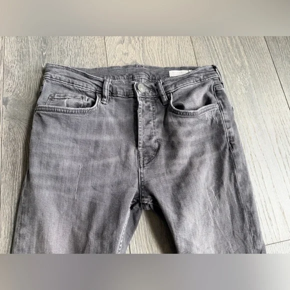 AllSaints Cigarette Jean in Black Wash Size 30 - Picture 2 of 7